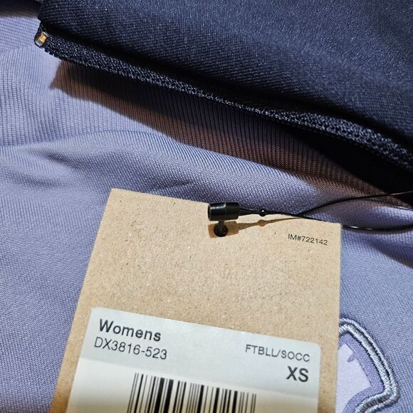 Nike Tottenham Hotspur Dri-Fit Soccer Jacket Crew Neck Zipper Women's XS Blue LE - Picture 10 of 12